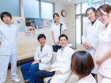 チームワークを重視した風通しの良い職場 イメージ